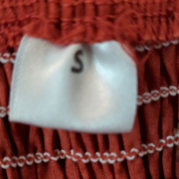 Source Unknown Red Floral Midi Dress - Picture 2 of 7